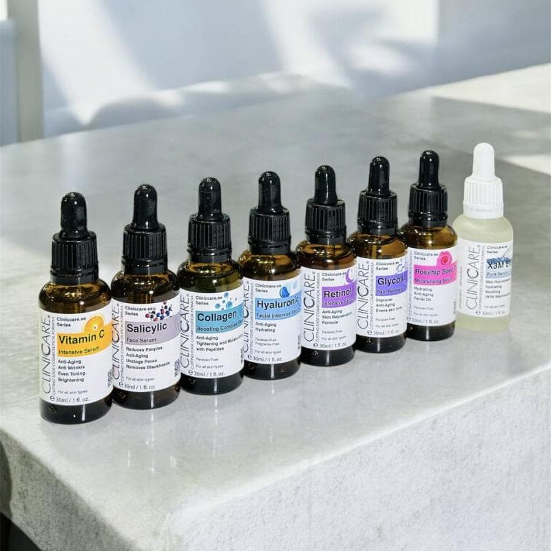 سرم های درمانی برند کلینیکر سوئد در 8 مدل CLINICARE Serum — تصویر ۸