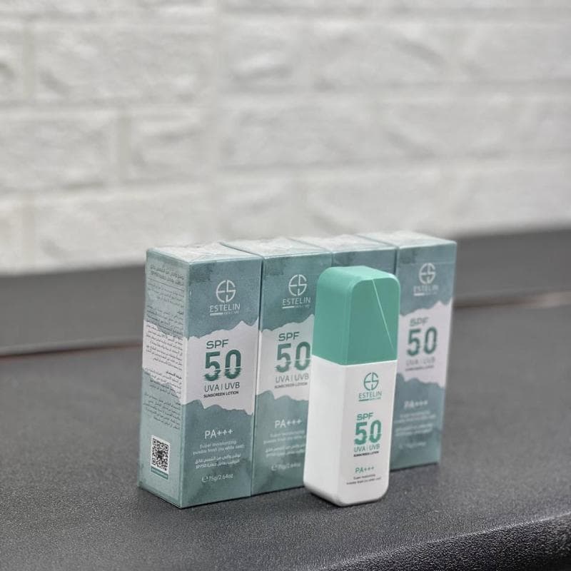 لوسیون ضدآفتاب استلین مرطوب‌کننده SPF 50 (Estelin Sunscreen Lotion) — تصویر ۱۰