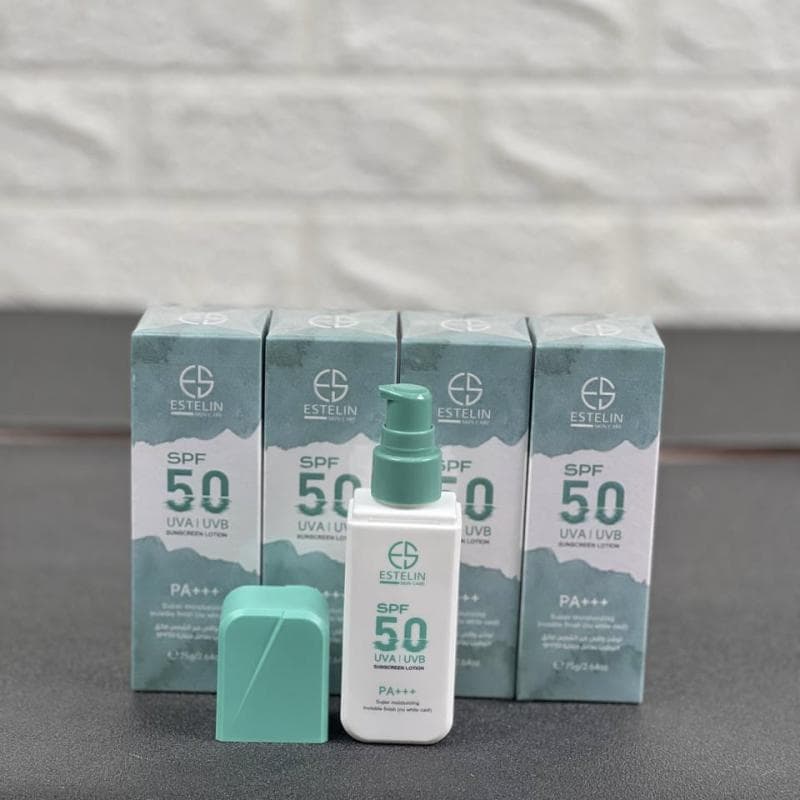 لوسیون ضدآفتاب استلین مرطوب‌کننده SPF 50 (Estelin Sunscreen Lotion) — تصویر ۱۲