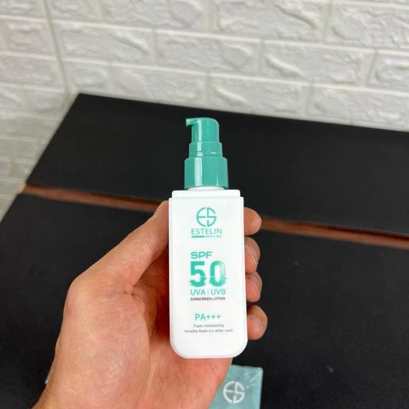 لوسیون ضدآفتاب استلین مرطوب‌کننده SPF 50 (Estelin Sunscreen Lotion) — تصویر ۷
