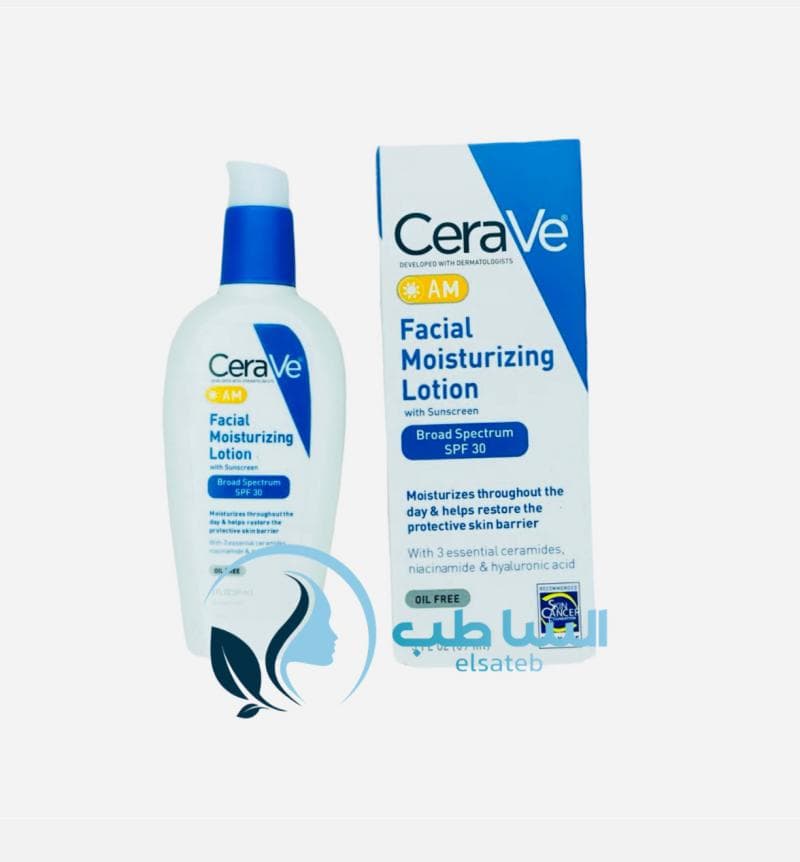 لوسیون مرطوب‌کننده روز SPF 30 سراوی (CeraVe AM Facial Moisturizing Lotion)