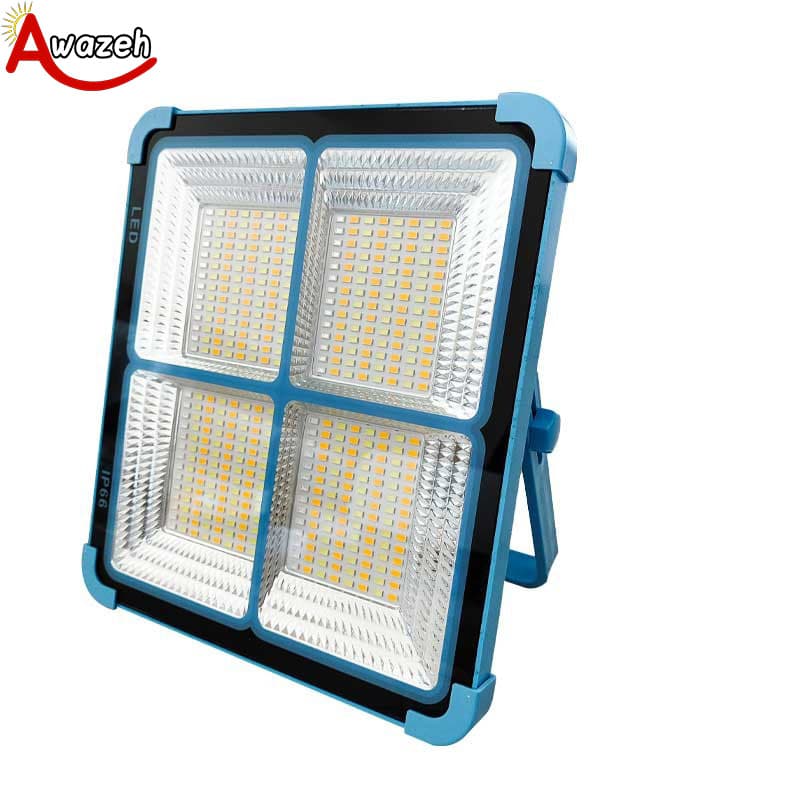 نورافکن شارژی خورشیدی 100 وات مدل BL-911 — تصویر ۴