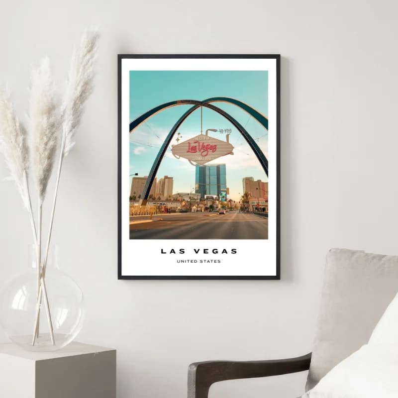 تابلو دکوراتیو طرح شهر Las Vegas — تصویر ۴