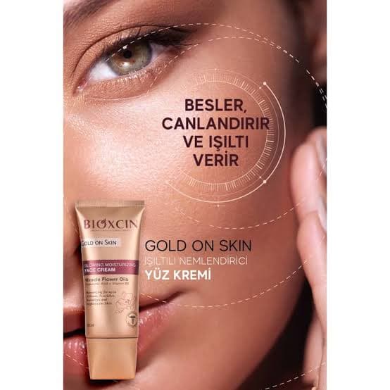 كرم مرطوب كننده و شفاف كننده معجزه بيوكسين Bioxcin مدل Gold On Skin حجم 50 ميل — تصویر ۱۰