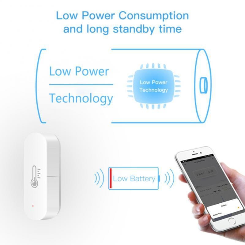 دماسنج و رطوبت سنج هوشمند TUYA دارای ارتباط ZigBee — تصویر ۸