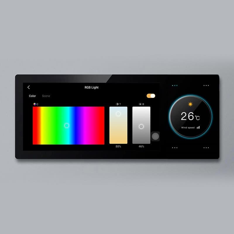 تاچ پنل صوتی و هوم سنتر اندرویدی WiFi/Zigbee لمسی هوشمند 8 اینچ ولوم دار TUYA — تصویر ۷