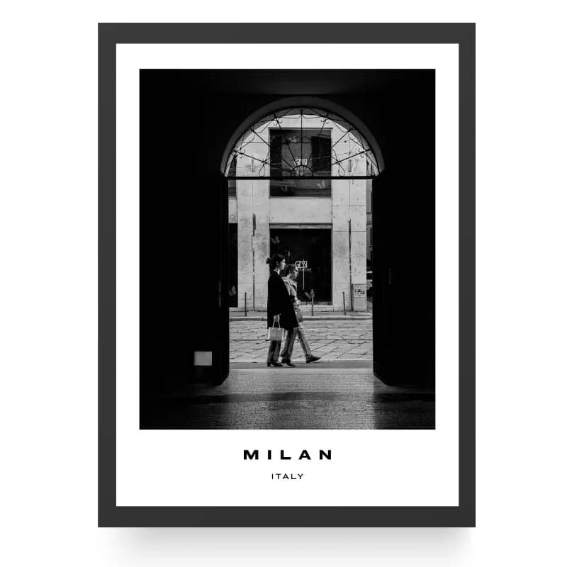 تابلو دکوراتیو شهر میلان — تصویر ۳