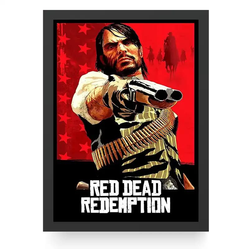 تابلو گیمینگ طرح کاور Red Dead Redemption