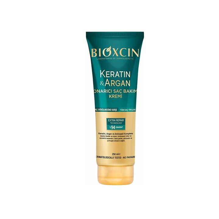 ماسک مو بیوکسین مدل keratin argan حجم 250 میلی لیتر — تصویر ۲