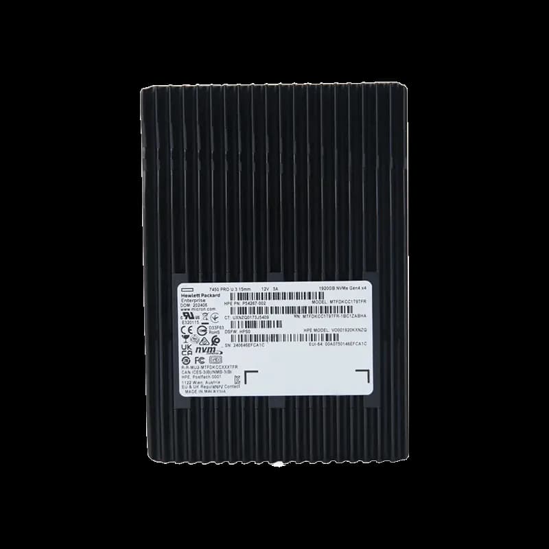 هارد اچ پی ای HPE 7450 PRO 1.92TB NVMe Gen4 U.3 p54267-002