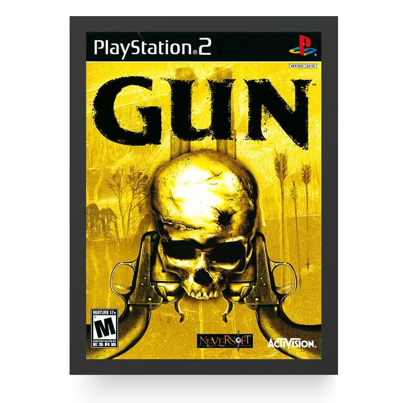 تابلو گیمینگ طرح کاور بازی Gun