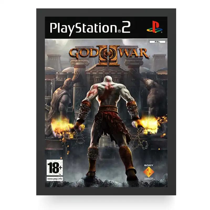 تابلو گیمینگ طرح کاور بازی God Of War 2