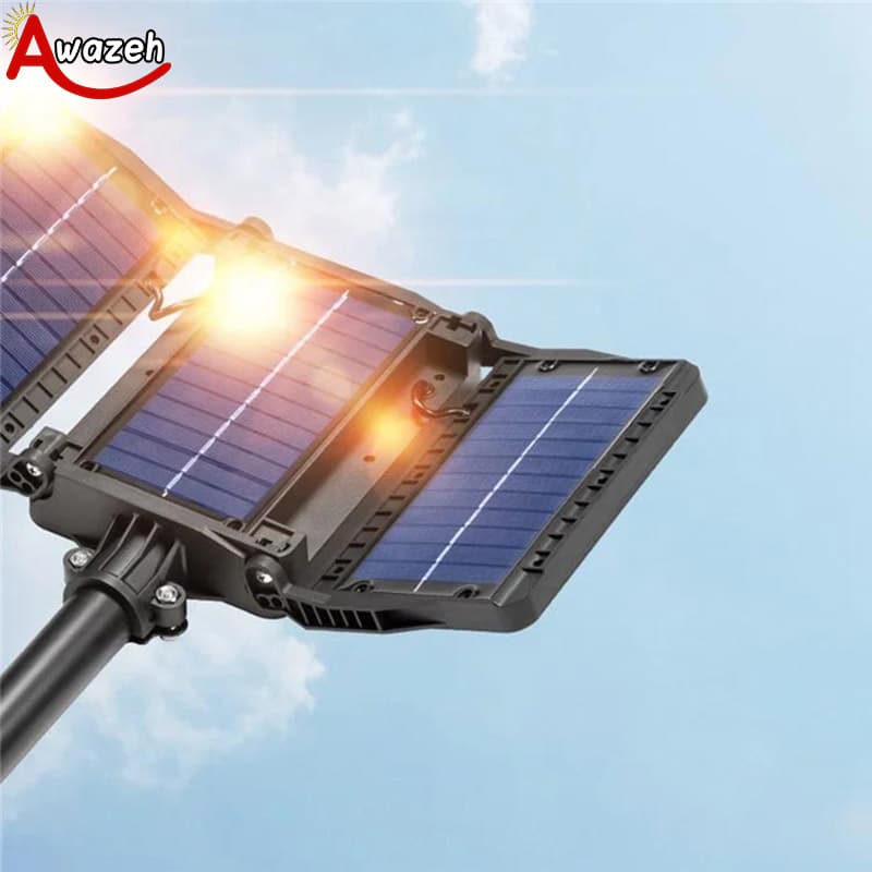 نورافکن خورشیدی سنسوردار مدل W786-6 — تصویر ۸