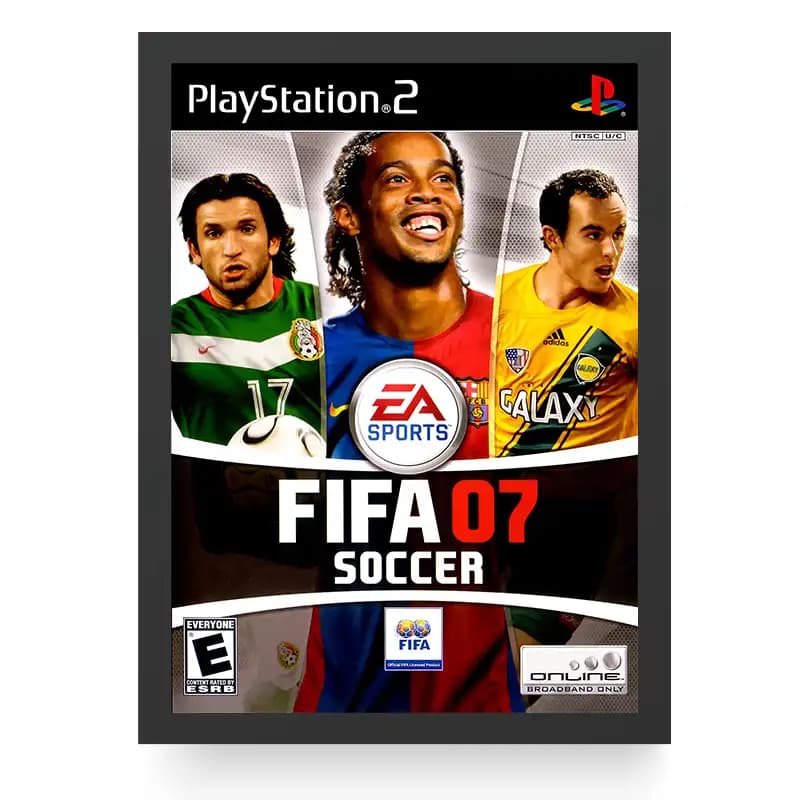 تابلو گیمینگ طرح کاور بازی Fifa 07