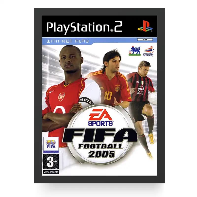 تابلو گیمینگ طرح کاور بازی FiFa 2005