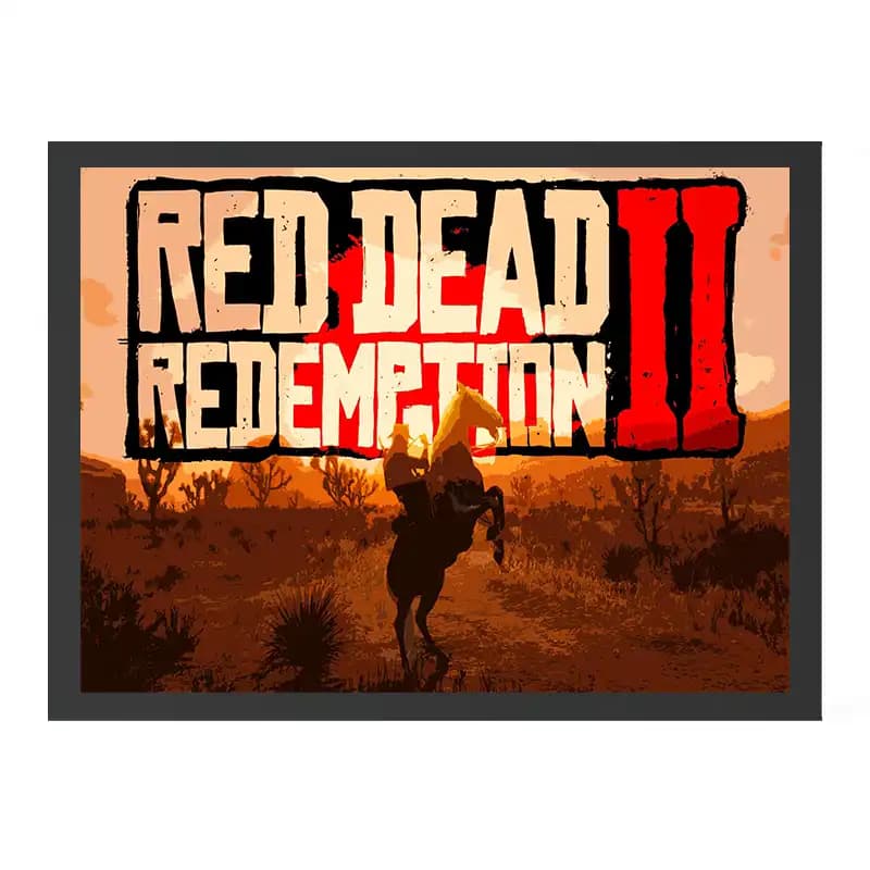 تابلو گیمینگ بازی RED DEAD