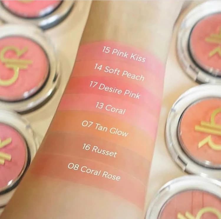 رژگونه گلدن رز مدل soft & silky — تصویر ۴