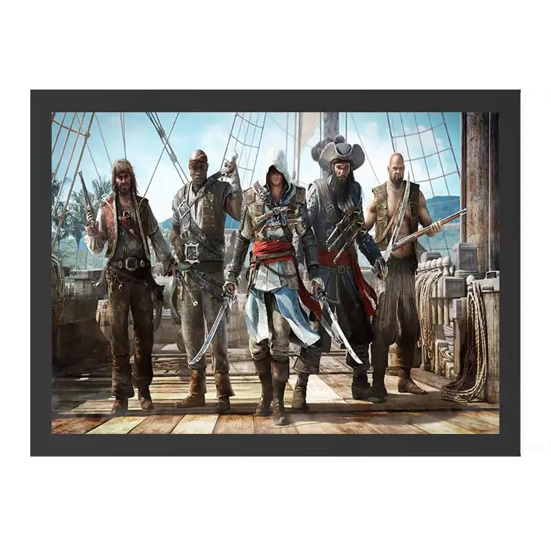 تابلو گیمینگ بازی Assassins creed Black Flag