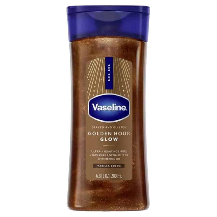 روغن بدن ژله ای شاین دار GOLDEN HOUR GLOW وازلین Vaseline