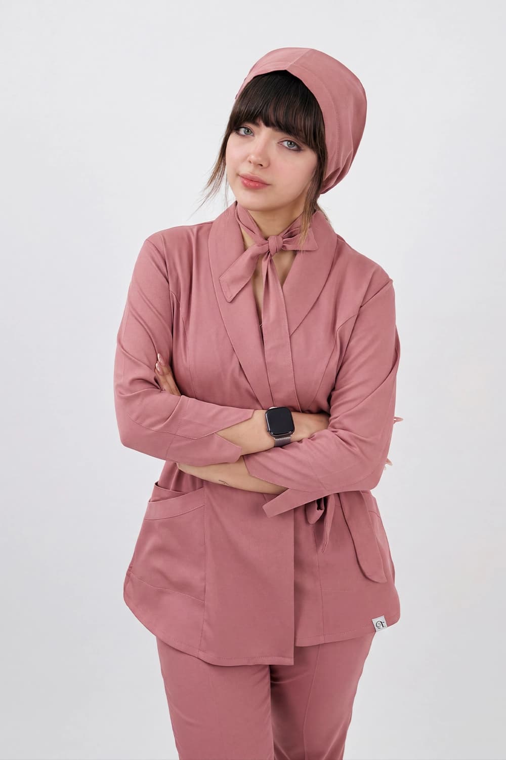 اسکراب زنانه کشی یقه آرشال کالباسی — تصویر ۶