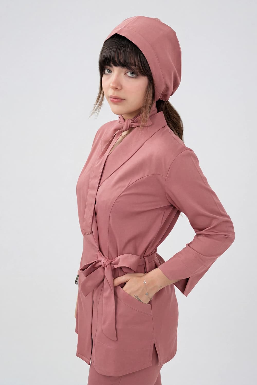 اسکراب زنانه کشی یقه آرشال کالباسی — تصویر ۴