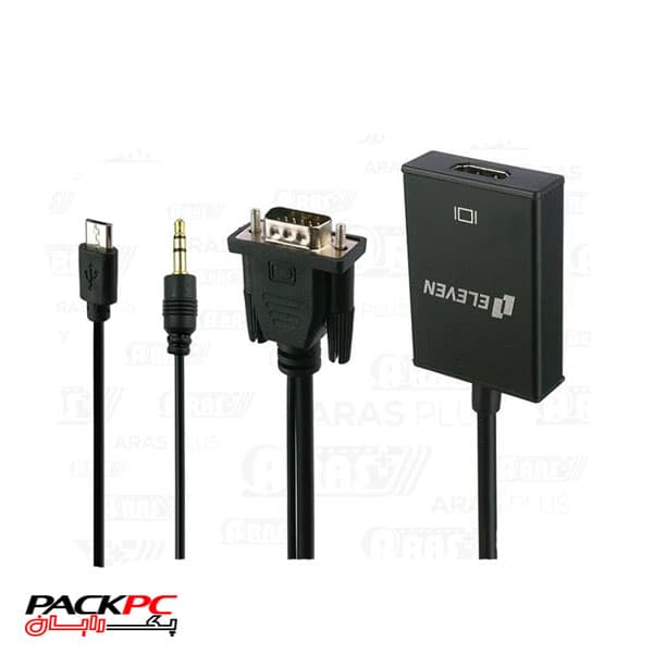 کابل تبدیل HDMI به VGA الون مدل CV1000 همراه AUX — تصویر ۶