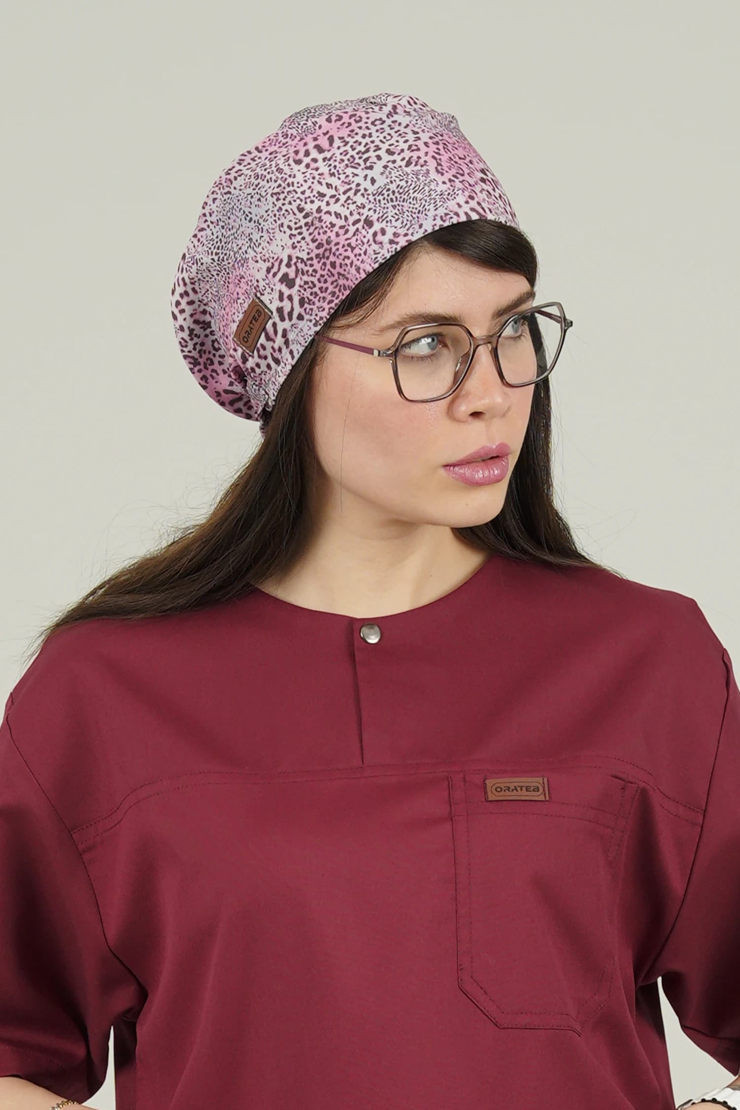 کلاه جراحی ساده طرح دار کد 53