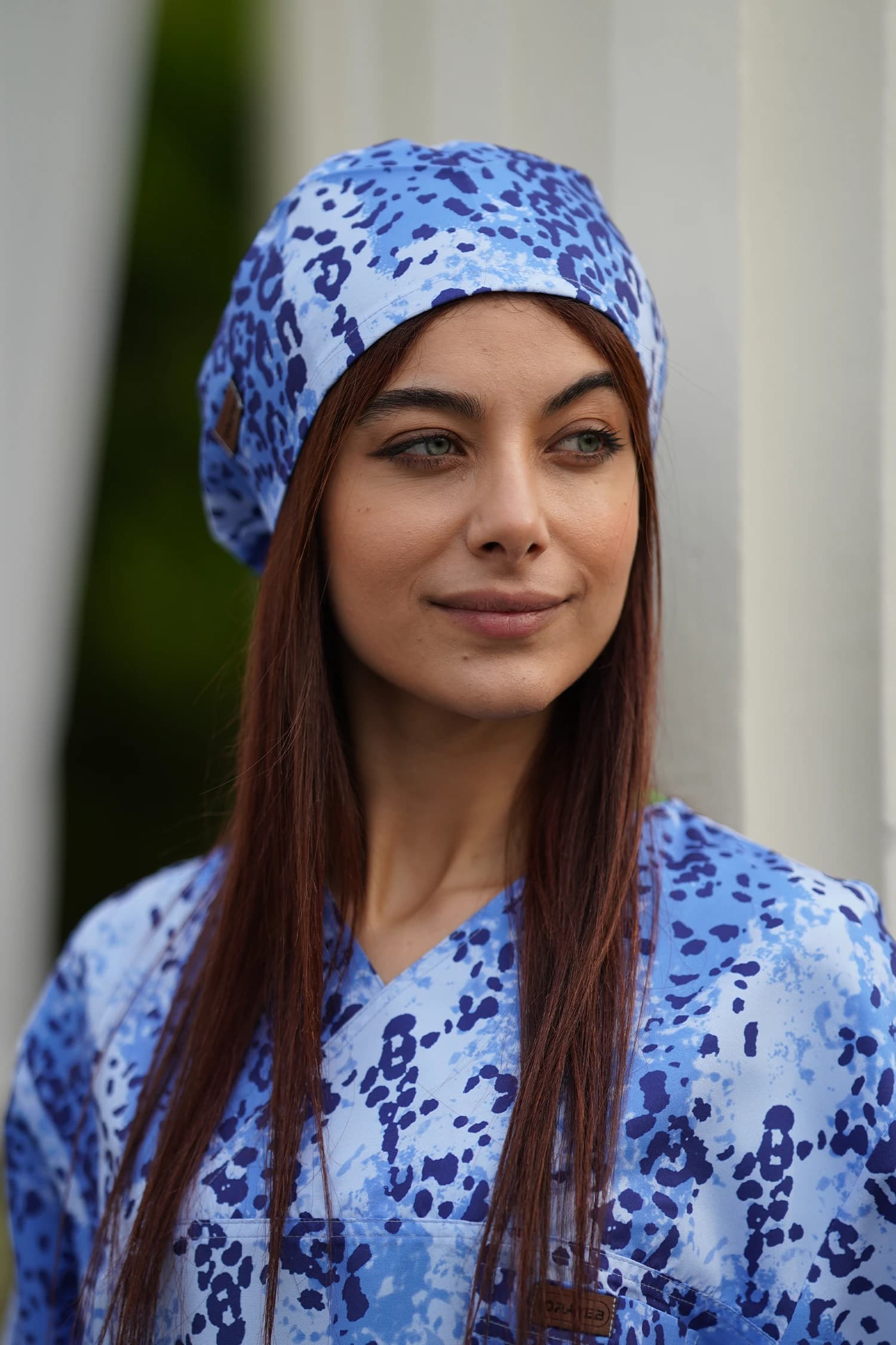 کلاه جراحی ساده طرح دار کد 51