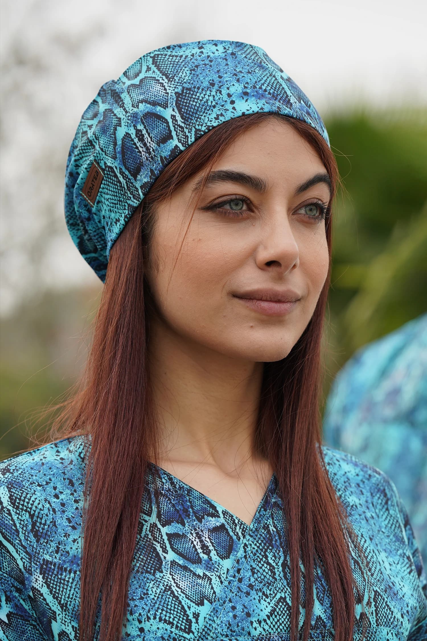 کلاه جراحی ساده طرح دار کد 50