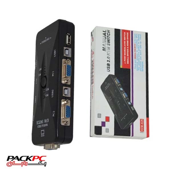 سوییچ چهار پورت KVM مدل 4UK — تصویر ۲