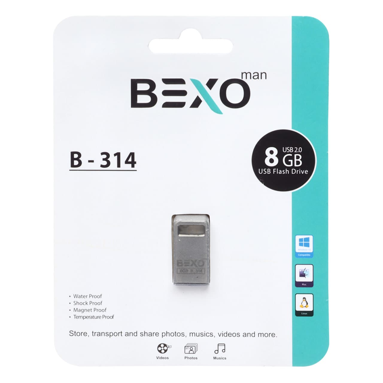 BEXO B-314 USB2.0 Flash Memory – 16GB