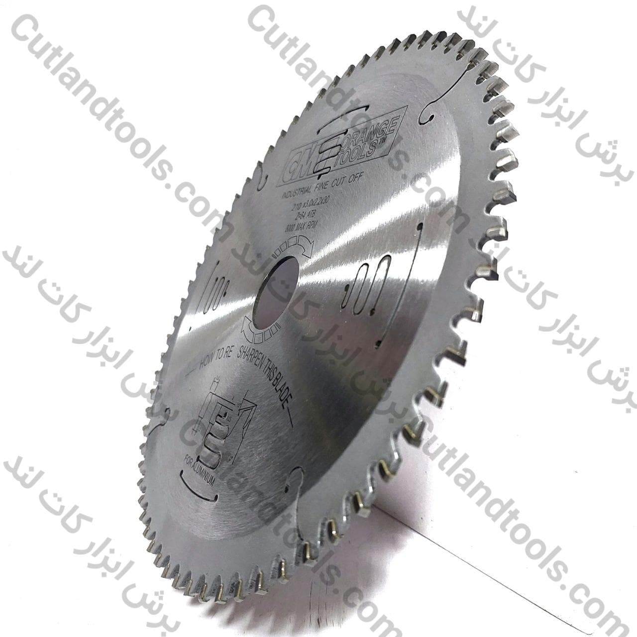 صفحه برش الماسه 21 سانت ام دی اف بر سی ام تی CMT MDF 210×3.0x2.0x30x64T (فارسی بر) — تصویر ۲