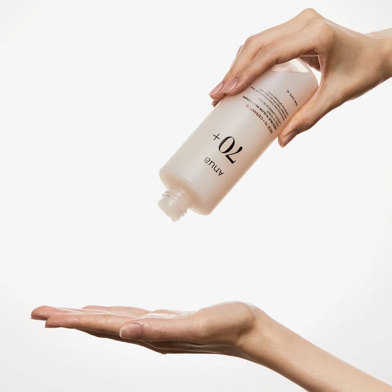 تونر روشن کننده و آبرسان برنج آنوا 250 میل Anua Rice 70 Glow Milky Toner — تصویر ۳