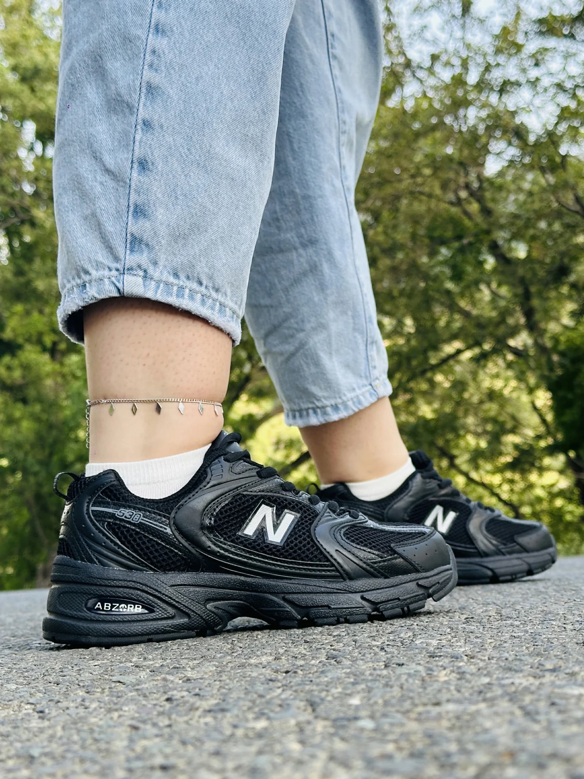 کتونی نیو بالانس 530 مشکی — تصویر ۵