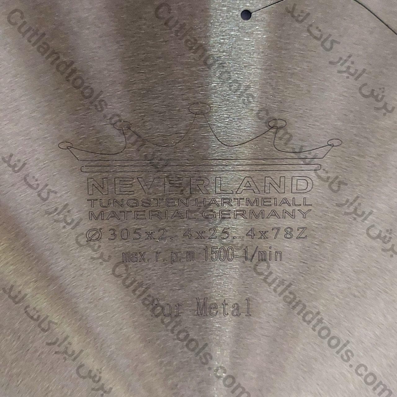 صفحه برش الماسه آهن بر و ساندویچ پنل نورلند NEVERLAND 305×2.4×25.4x78T — تصویر ۶