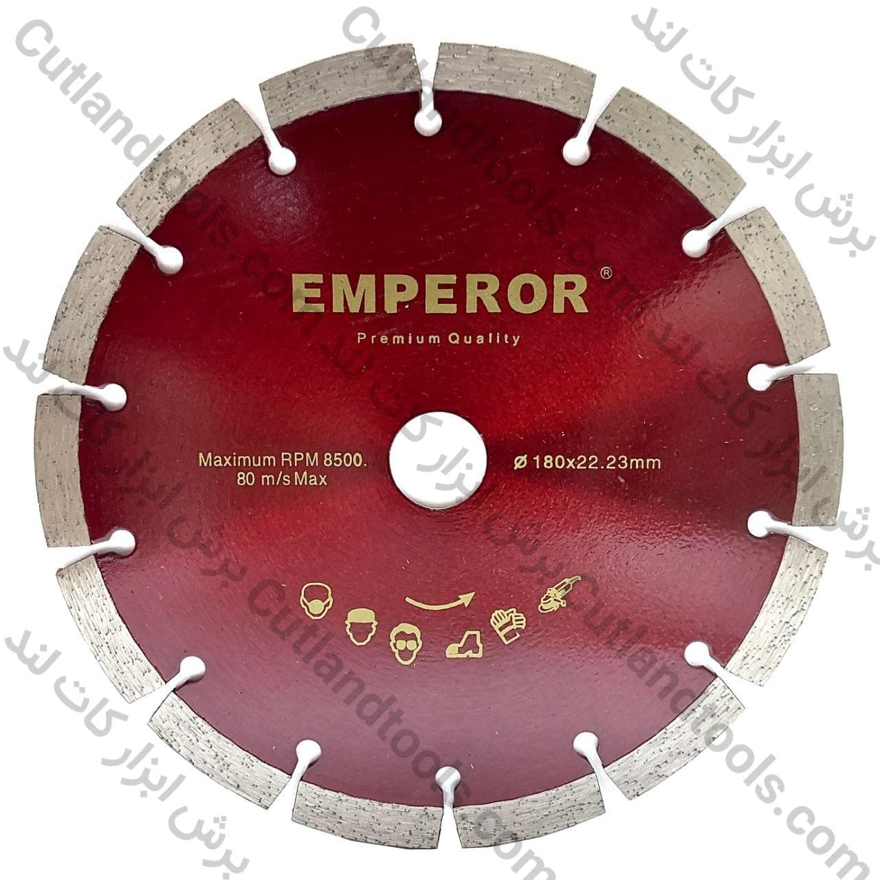 صفحه برش مخصوص گرانیت، آجر و شیار انواع سنگ امپرور 180 EMPEROR
