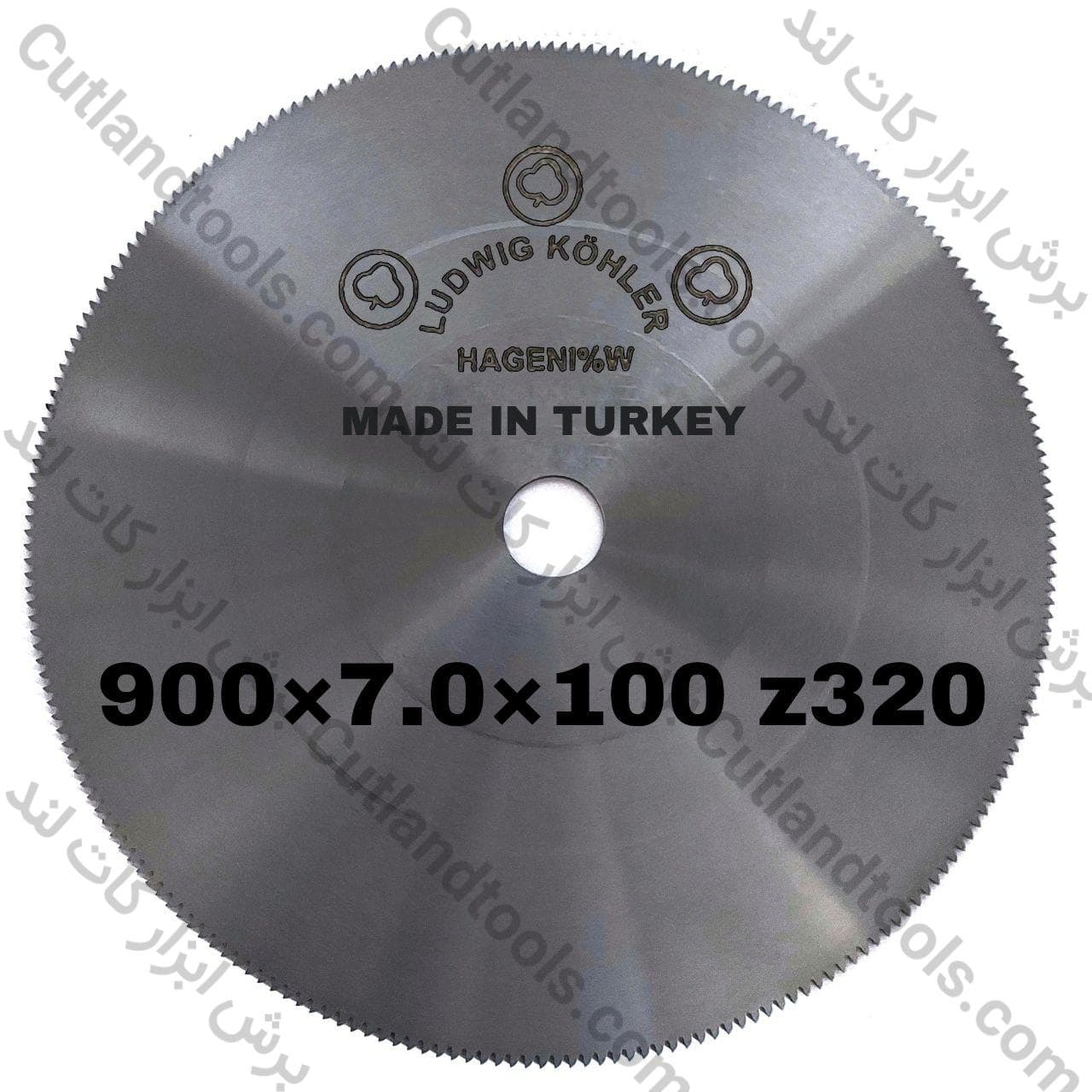 تیغ اره آتشی سه گل اصلی ترکیه 100×7.0×900 LUDWIG KOHLER