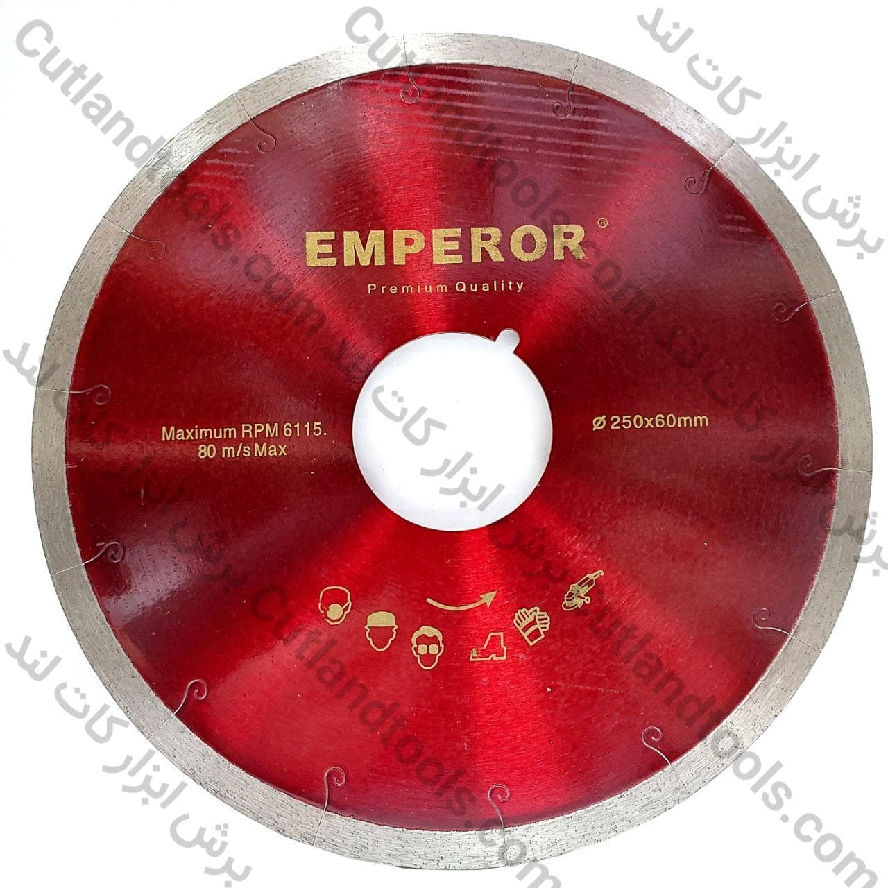 صفحه برش سرامیک ، پرسلان و ‌انواع اسلب امپرور چاک مویی اصلی 250 EMPEROR شفت 60