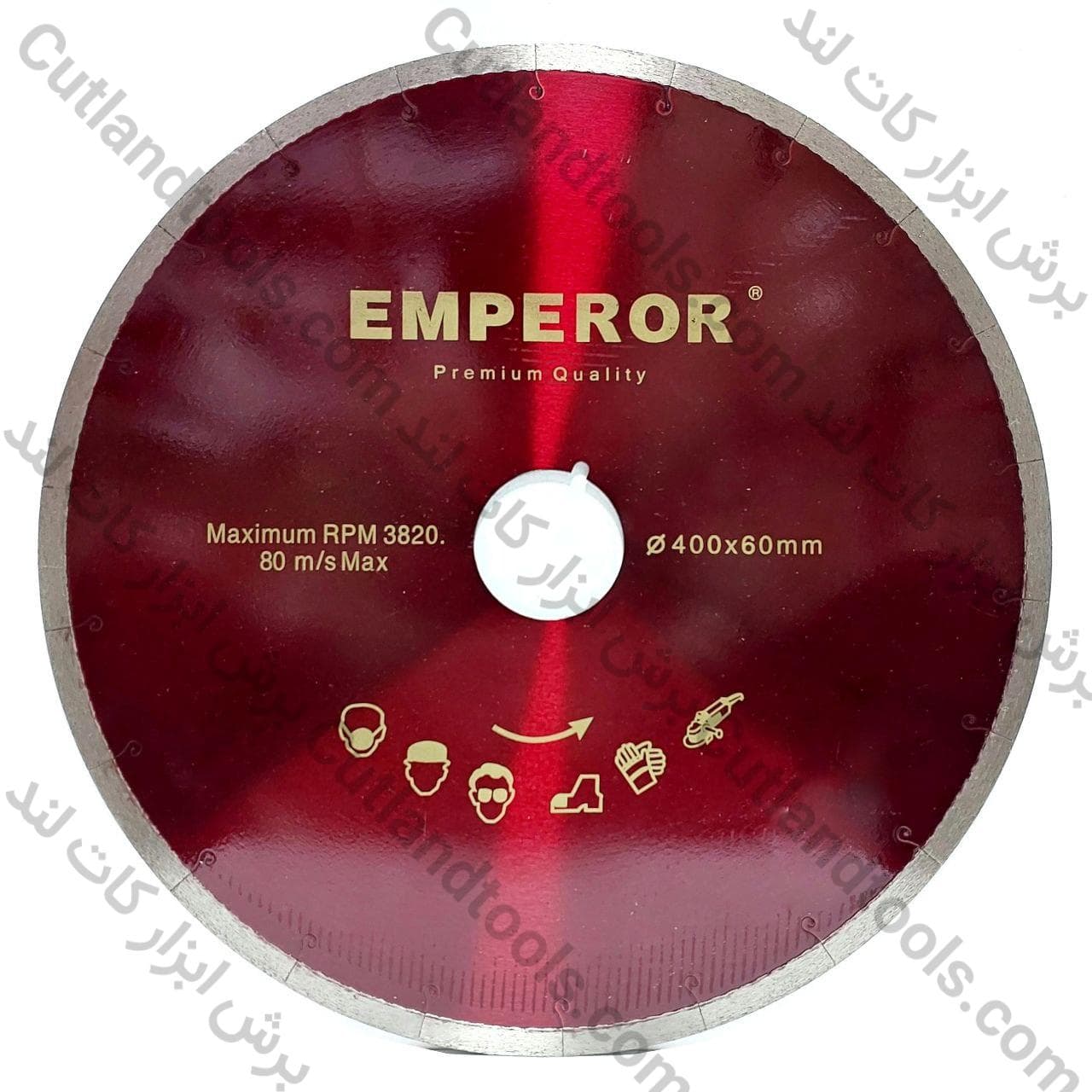 صفحه برش سرامیک ، پرسلان و ‌انواع اسلب امپرور چاک مویی اصلی 400 EMPEROR شفت 60 — تصویر ۳