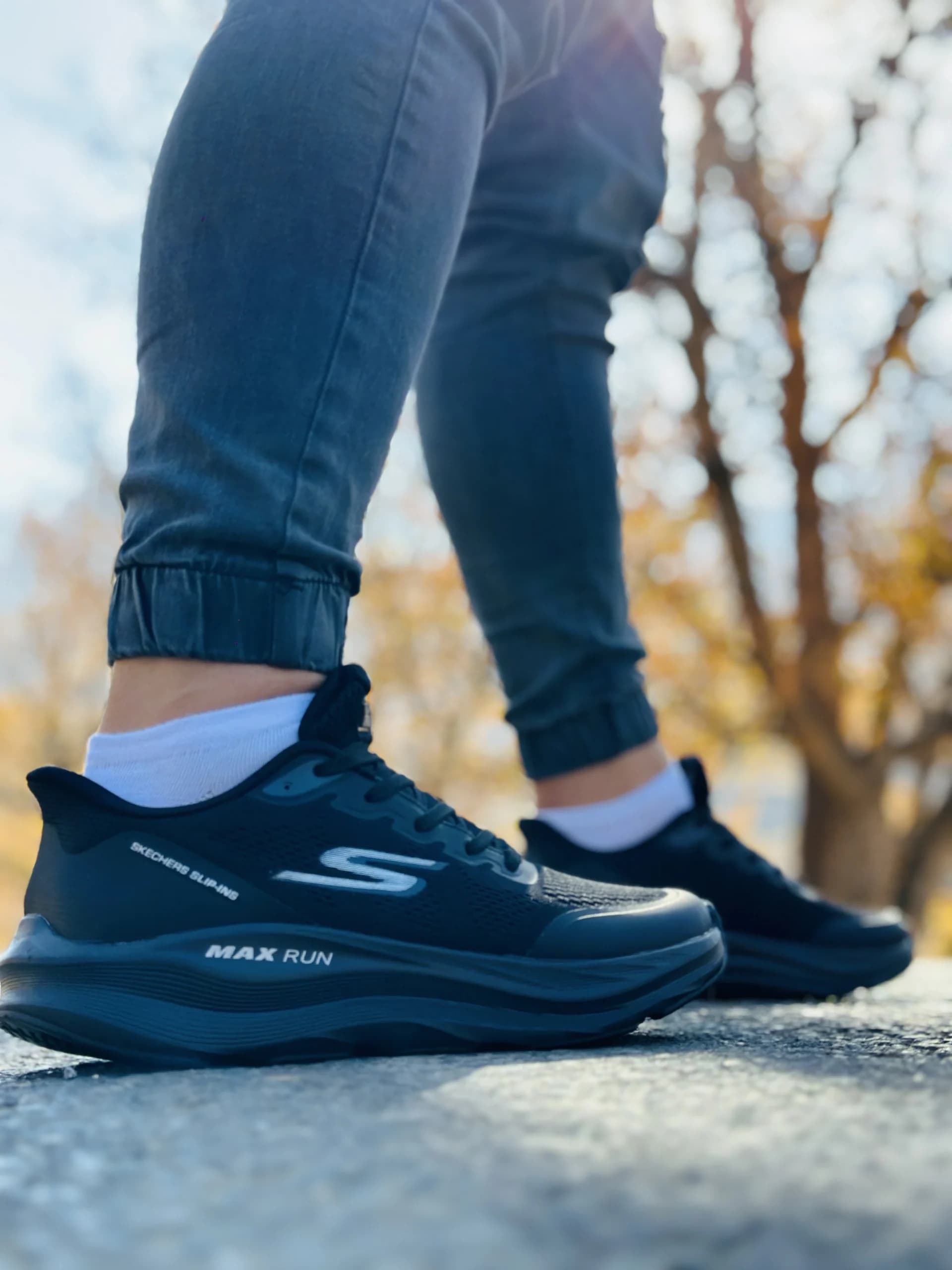 کتونی اسکیچرز مدل slip-ins مشکی — تصویر ۵