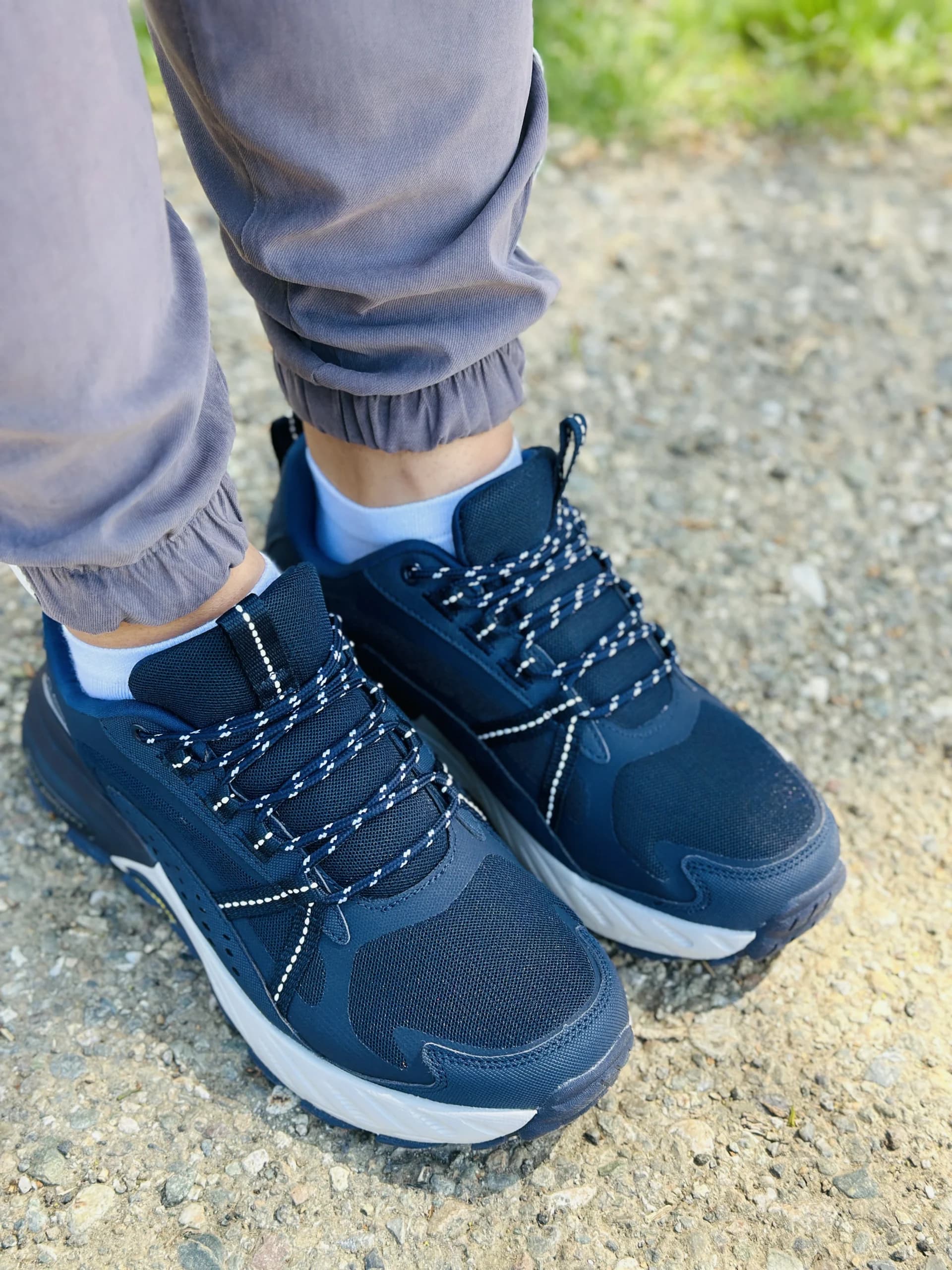 کتونی اسکیچرز max protect goodyear – مکس پروتکت سرمه ای — تصویر ۶