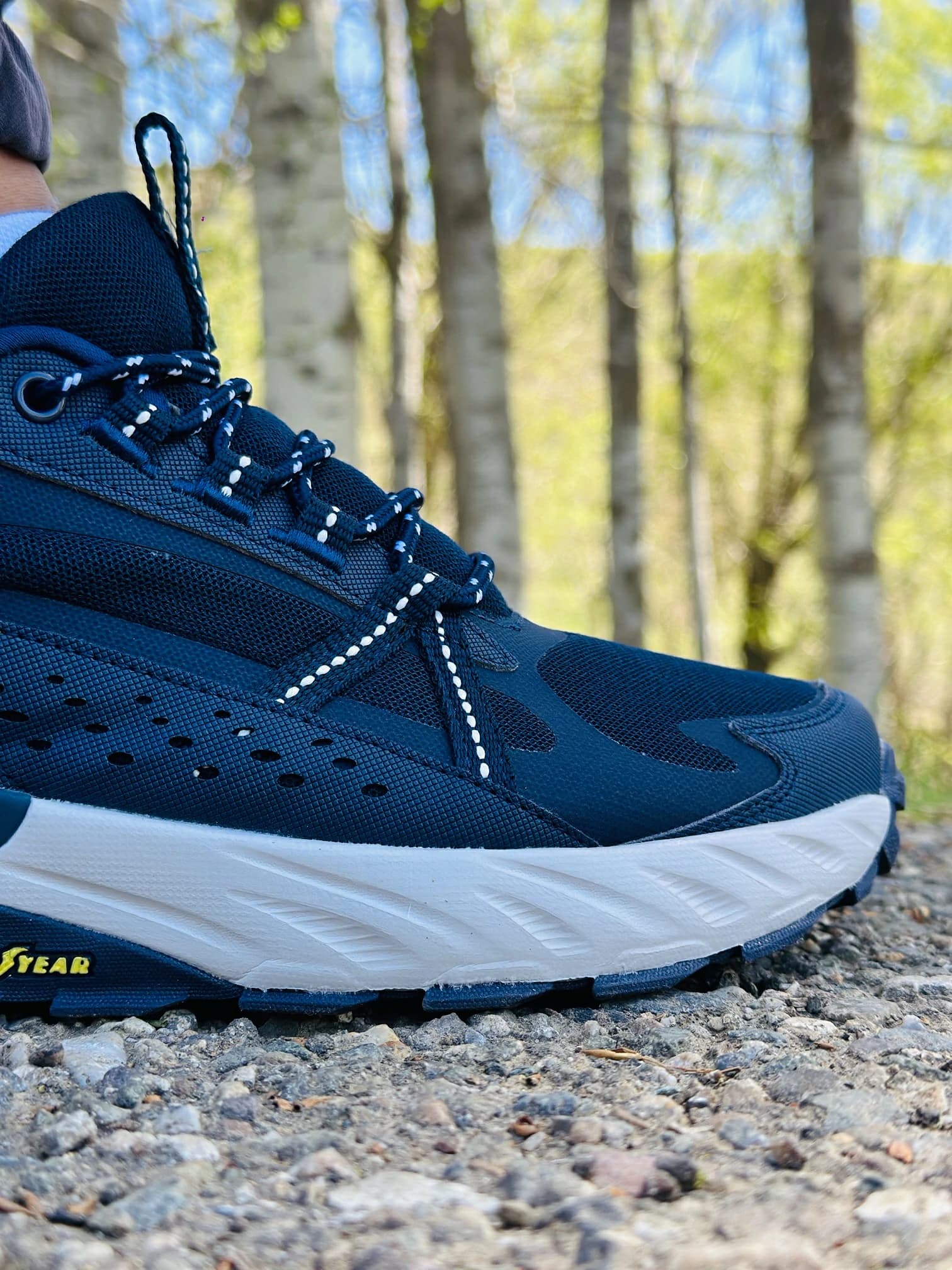 کتونی اسکیچرز max protect goodyear – مکس پروتکت سرمه ای — تصویر ۸
