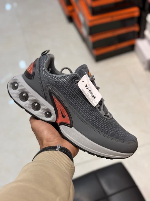کفش نایک DN دی ان - Nike air max DN طوسی نارنجی — تصویر ۳