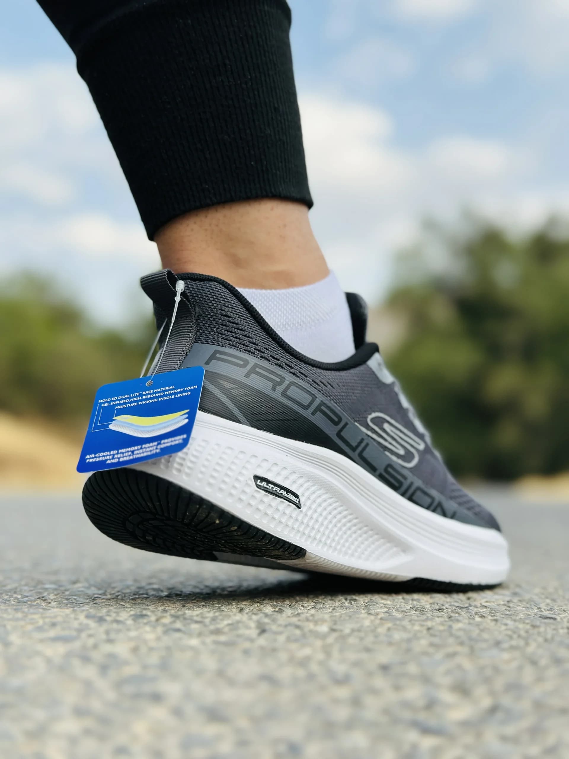 کتونی اسکیچرز مدل Terminus Sneaker-ترمینوس طوسی — تصویر ۴