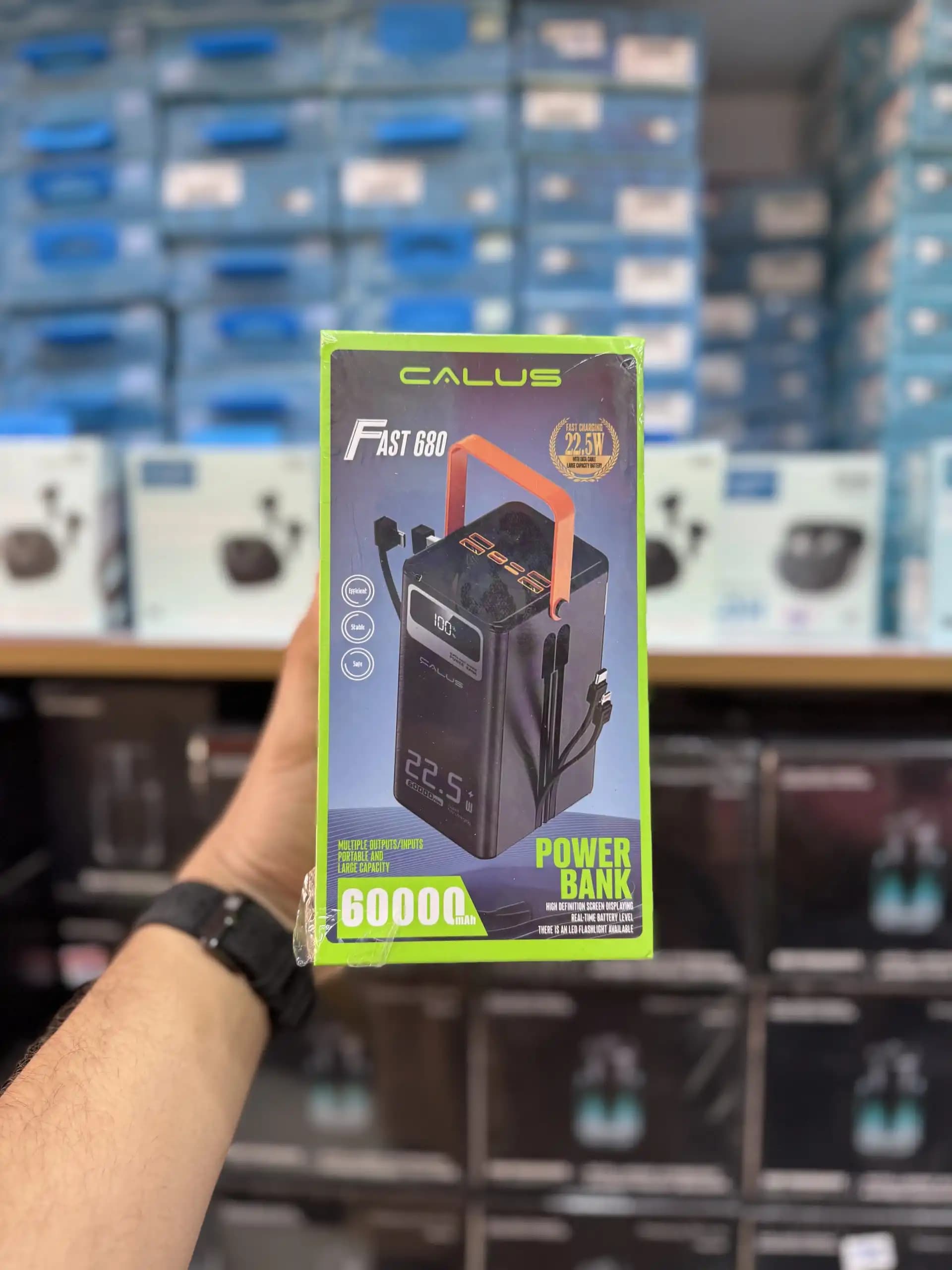 پاوربانک کالوس مدل Calus Fast680 ظرفیت 60000میلی آمپر — تصویر ۷