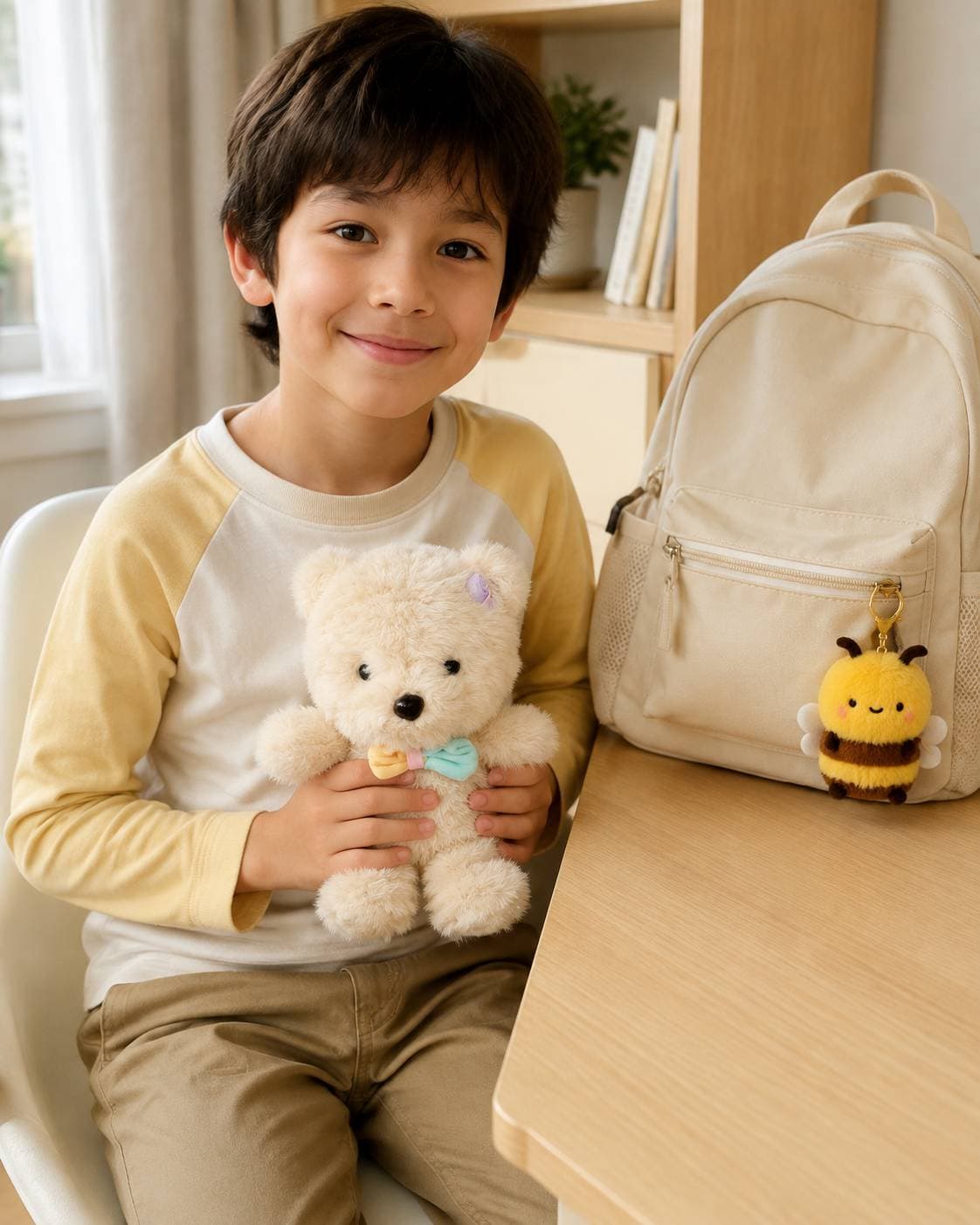 ست خرس پاپیونی و زنبور شاد | Bow Bear & Happy Bee Set 🧸🐝 — تصویر ۶