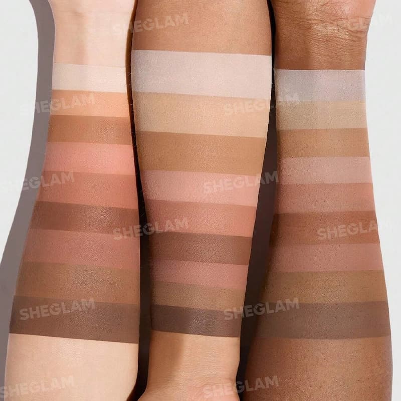 پالت سایه 9 رنگ شیگلم مدل Forever Matte — تصویر ۳