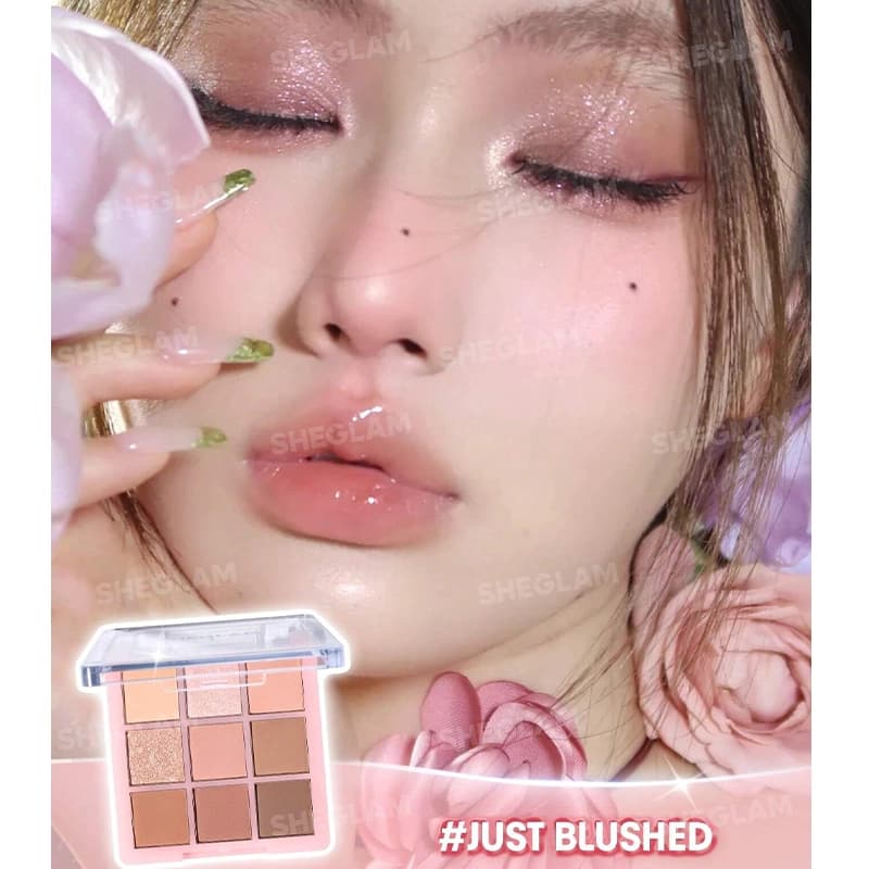 پالت سایه 9 رنگ شیگلم مدل Just Blushed — تصویر ۴