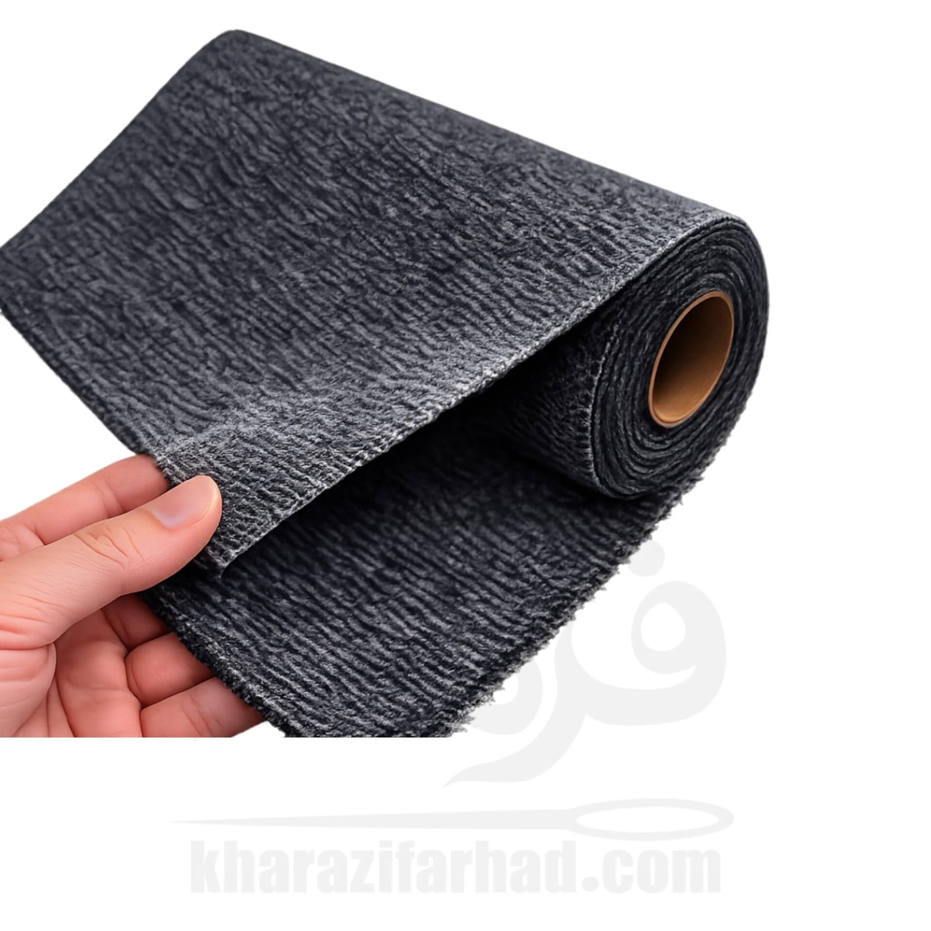 لایی فرانسه طاقه 100 یاردی سفید و مشکی عمده — تصویر ۳