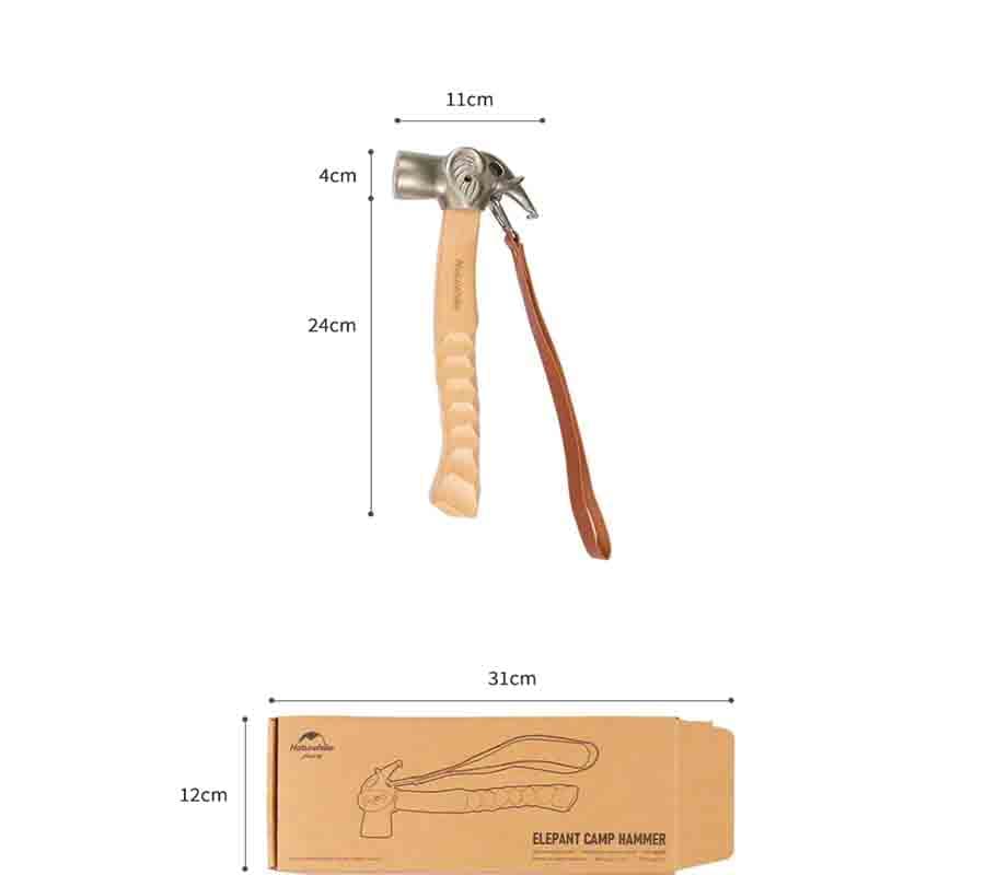 چکش چادر نیچرهایک سری Elephant مدل Naturehike CNH22ZP022 — تصویر ۲